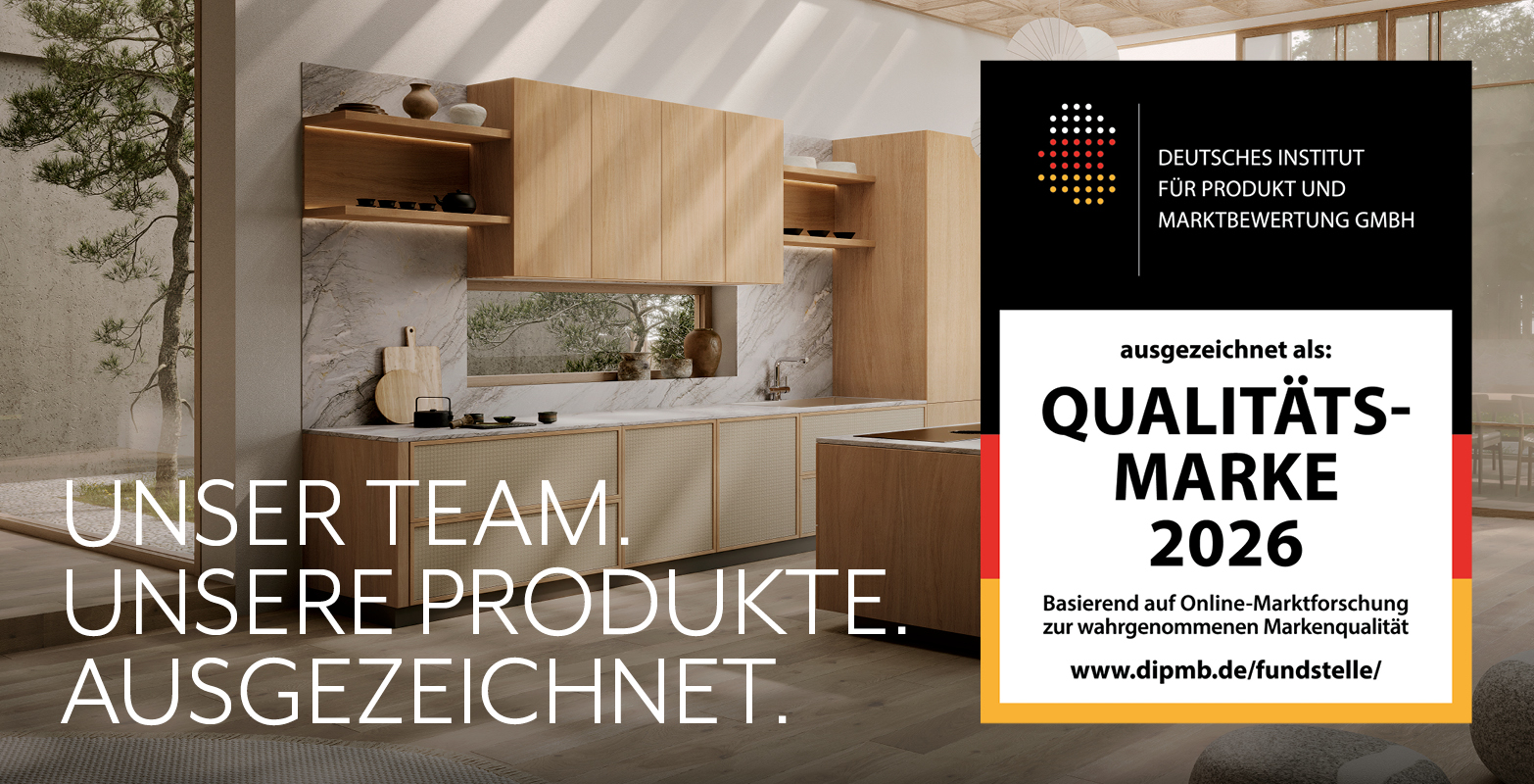 Ocenění Qualitätsmarke 2026 pro SACHSENKÜCHEN