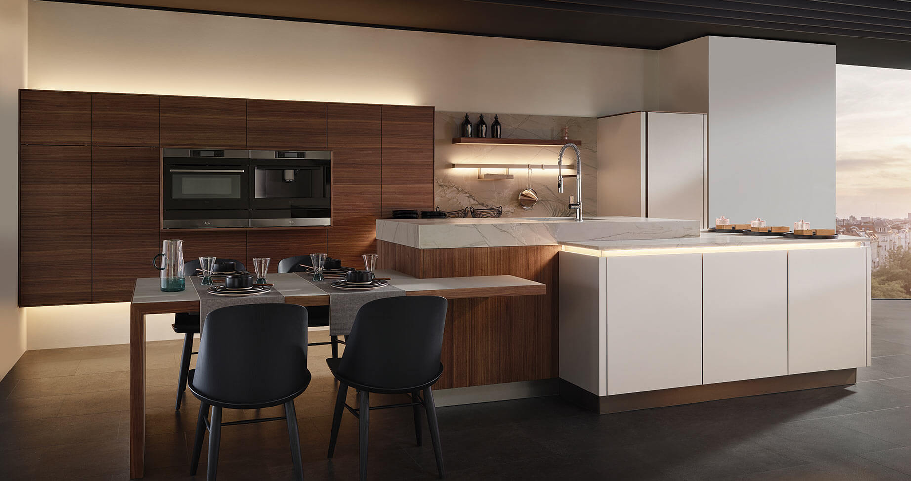 Designová kuchyně SACHSENKÜCHEN — inspirace pro plánování
